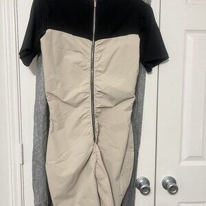 Maniere De Voir - "City Chic" Breathable one piece, "drawstring dress" w/tags